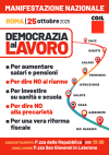 Democrazia al Lavoro: Cgil, 25 ottobre manifestazione nazionale a Roma